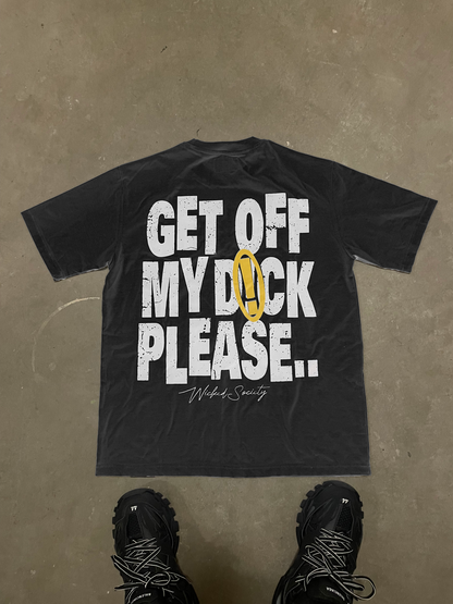 GOMD PLEASE TEE YELLOW BLACK