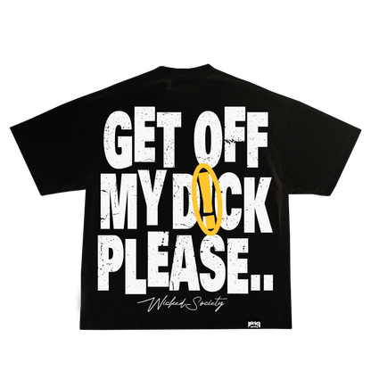 GOMD PLEASE TEE YELLOW BLACK