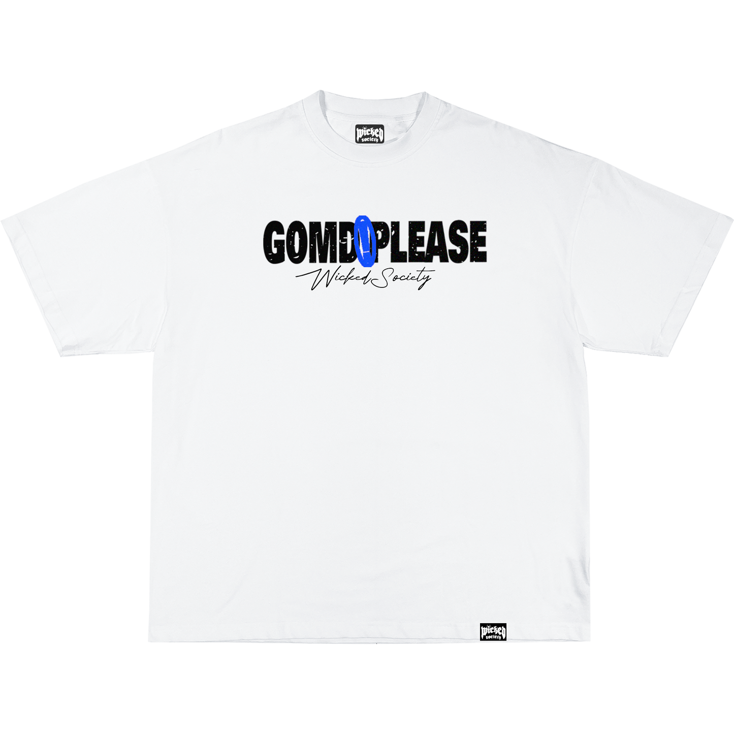 GOMD PLEASE TEE BLUE